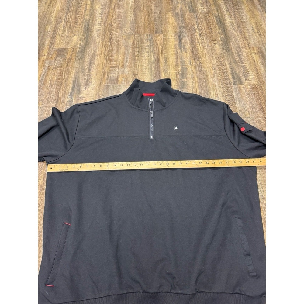 Makobi Solid Black Track Suit Set Jacket Pants Do… - image 9